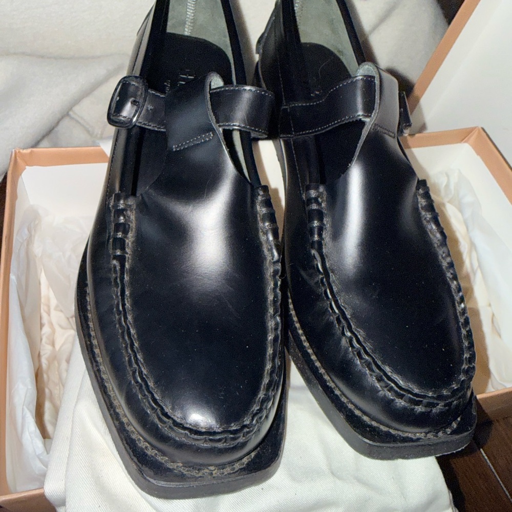 Hereu black Maryjane style women’s shoes. Beautifully handcrafted . Size 9 1/2 - Picture 14 of 17